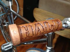 Custom bicycle grips