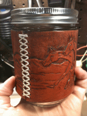 Ball jar koozie