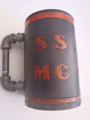 South Side Motorcycle Club Leather Mug