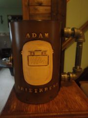 Custom leather Mug