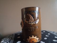 custom mustang leather Mug