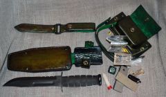 KA-Bar Military 1211 Survival Knife Sheath with Survival Pouch