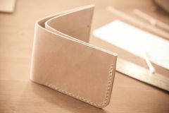 Natural Veg Tan Bi-fold Wallet
