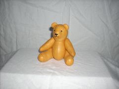 Hand stitched Deerskin teddy bears