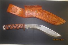 Knife and sheath separate