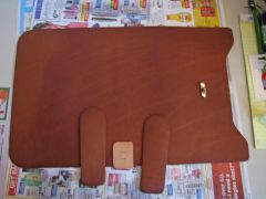 2. Newly oiled hide