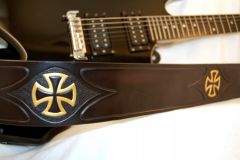 Gold Tribal Skull Strap - Back02