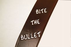 Bite The Bullet Guitar Strap - Front