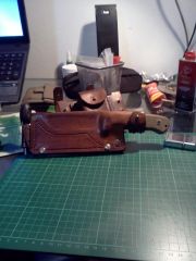 bk-16 bushcraft style leather sheath