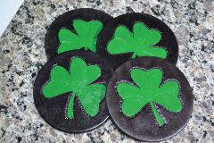 Shamrock Coasters
