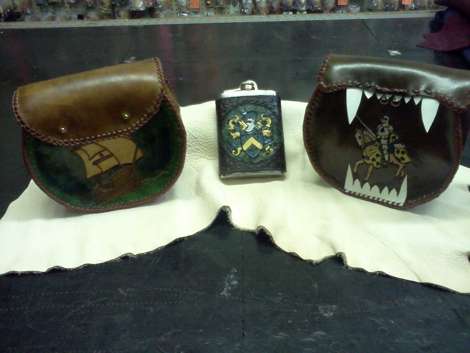 Pouches and Flasks