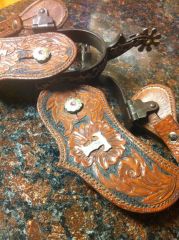 First pair of spur straps I made