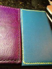 Comparing Size (width) of 1st and 2nd Checkbook Cover