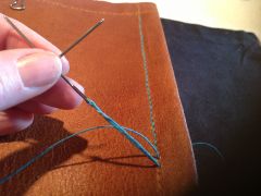 Saddle stitching