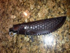 Custom sheath for old buck knife