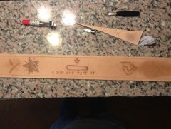 First Guitar strap