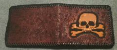 Skull and crossbones wallet