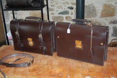 A pair Of dark havana cases