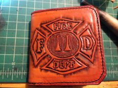 Fire Department Wallet - Captain's bugles