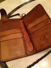 long wallet interior