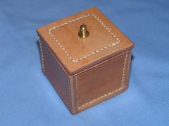 Leather Box 50mm Cube