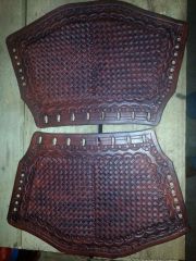 laid out, ready for straps