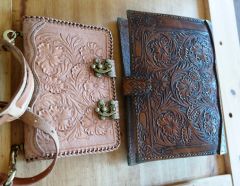 Kindle cover with A5 ring binder