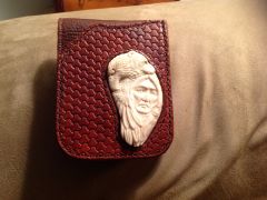 Business card/note pad holder