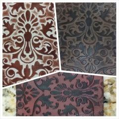 More embossed testing