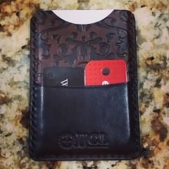 Embossed2PocketBrownBlack