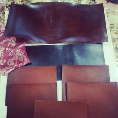 Fancy Goat Skin Wallet Progress