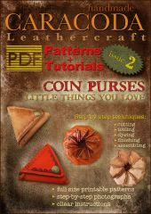 Patterns and tutorial Caracoda Leathercraft  issue 2