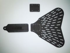 Fish tail Fly swatter parts cut out