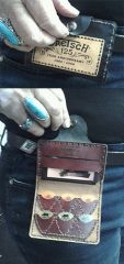 BELT WORN 6 PICK AND CARD WALLET