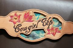 Custom noseband for a halter