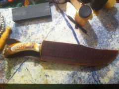 Bowie Knife sheath 1