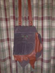 Leather Treant Purse