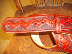 Leather pattern southwest style