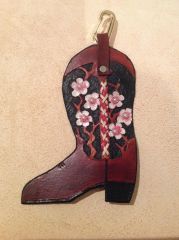cherry blossom Bag Tag By shanonymouscreations d76ytr8