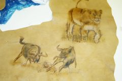 Widebeest & Lioness