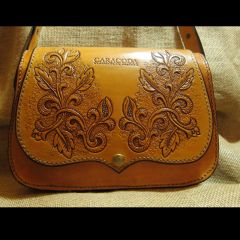 Leather bag "Carmen"