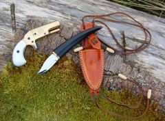I call this knife my we derringer