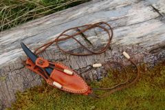 Neck hanging knife