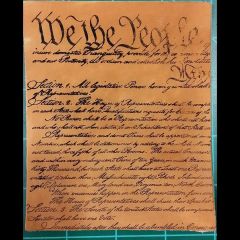 US Constitution Rubber Stamp