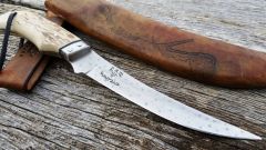 SV-90 Fillet Knife with Mammoth Ivory Handle