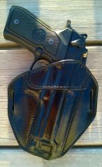 Beretta 92 mid-ride, front