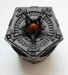 twisted and tapered leather pentagonal prism 2