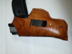 back of 9 MM holster