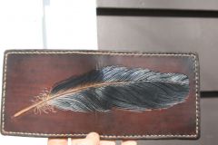 Ravens feather wallet