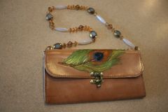 Peacock Clutch Purse